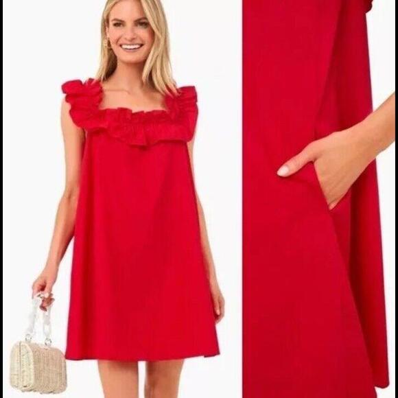 Tuckernuck Dresses & Skirts - Tuckernuck Hyacinth House Red Maria Mini Dress NWT Extra Large XL